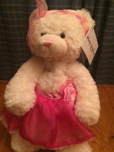 Kayla's ballerina wish was selected by the Make-A-Wish Foundation to become the Kayla Bear.